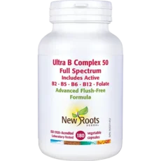 Ultra B Complex 50 by New Roots Herbal, 180 vegetable capsules